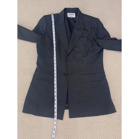 Kasper Black Tailored Blazer Professional Suit Jacket - Picture 8 of 16